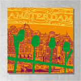 Leinwandbild - Collage - Niederlande - Amsterdam
