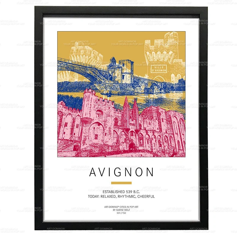 Plakat - Frankreich - Avignon