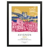 Plakat - Frankreich - Avignon
