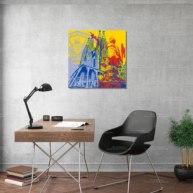 Leinwandbild - Collage - Spanien - Barcelona