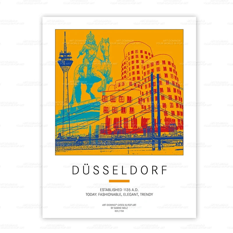 Plakat - Deutschland - Düsseldorf