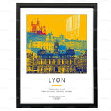 Plakat - Frankreich - Lyon