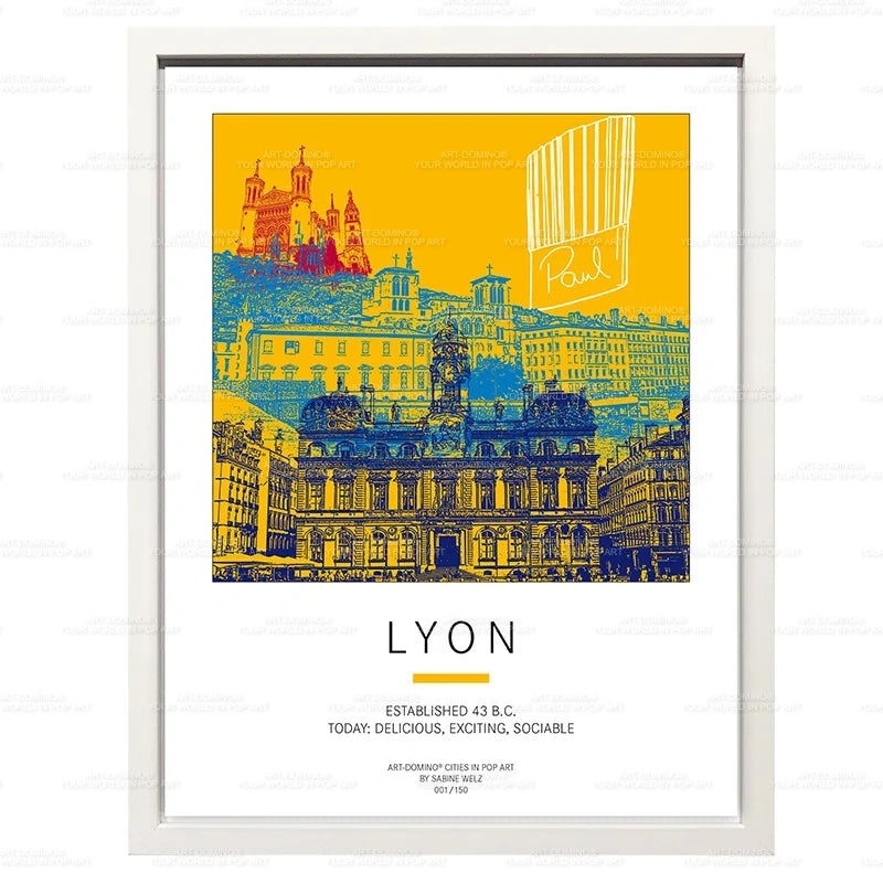Plakat - Frankreich - Lyon
