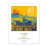 Plakat - Frankreich - Lyon