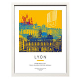 Plakat - Frankreich - Lyon