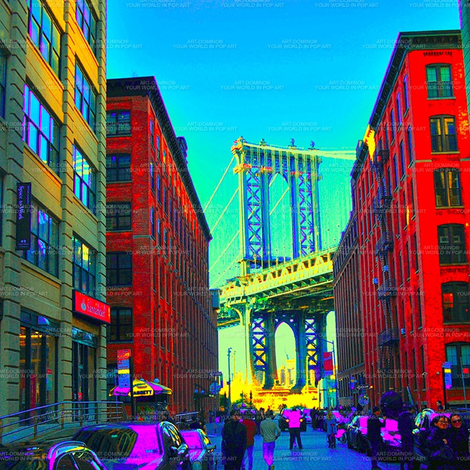 Acrylglas - USA - New York City - Manhattan Bridge