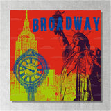 Leinwandbild - Collage - USA - New York