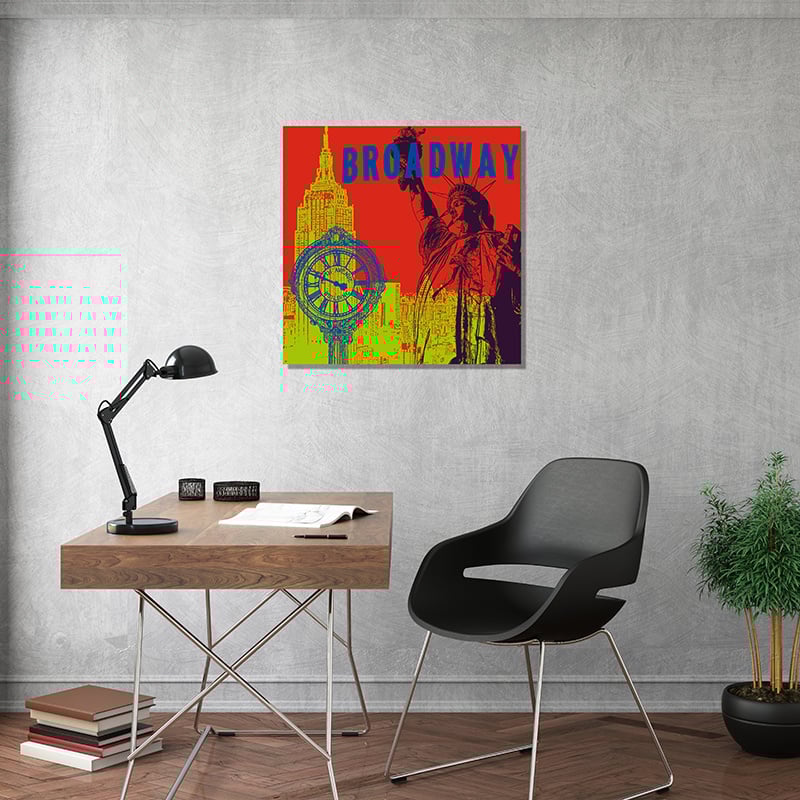 Leinwandbild - Collage - USA - New York