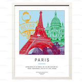 Plakat - Frankreich - Paris