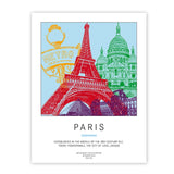 Plakat - Frankreich - Paris
