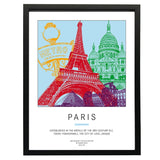 Plakat - Frankreich - Paris