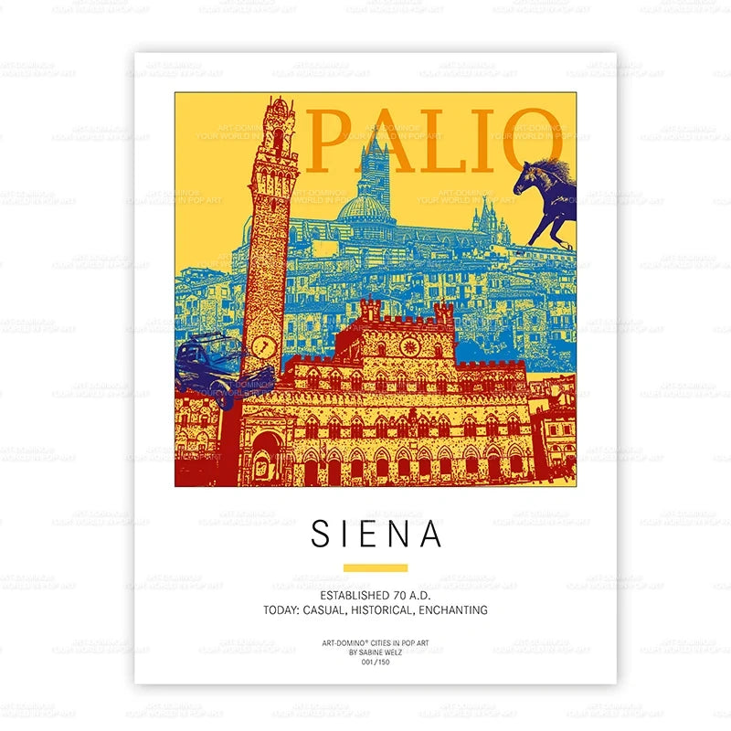 Plakat - Italien - Siena
