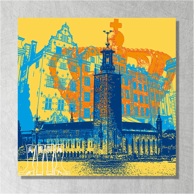 Leinwandbild - Collage - Schweden - Stockholm