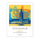Plakat - Schweden - Stockholm