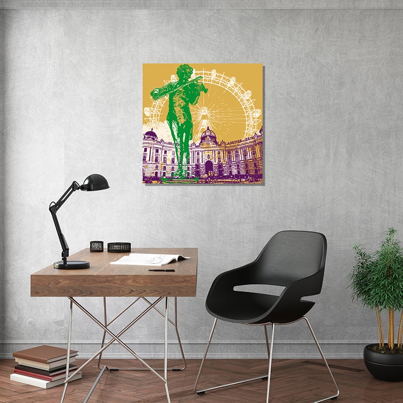Leinwandbild - Collage - Österreich - Wien